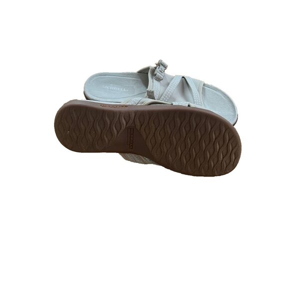 Merrell Terran Post II Tan Hiking Sandals Memory Foam Sporty Size 10 - Picture 6 of 11